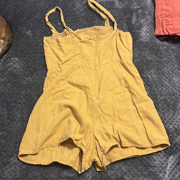 forver 21 yellow romper - Picture 2 of 2